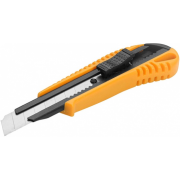 Ніж 18 мм сегментний пластик металева направляюча Tolsen 30001